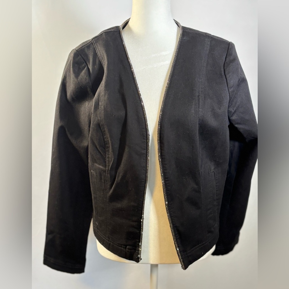 Women's Black Jacket Size 12 NWT